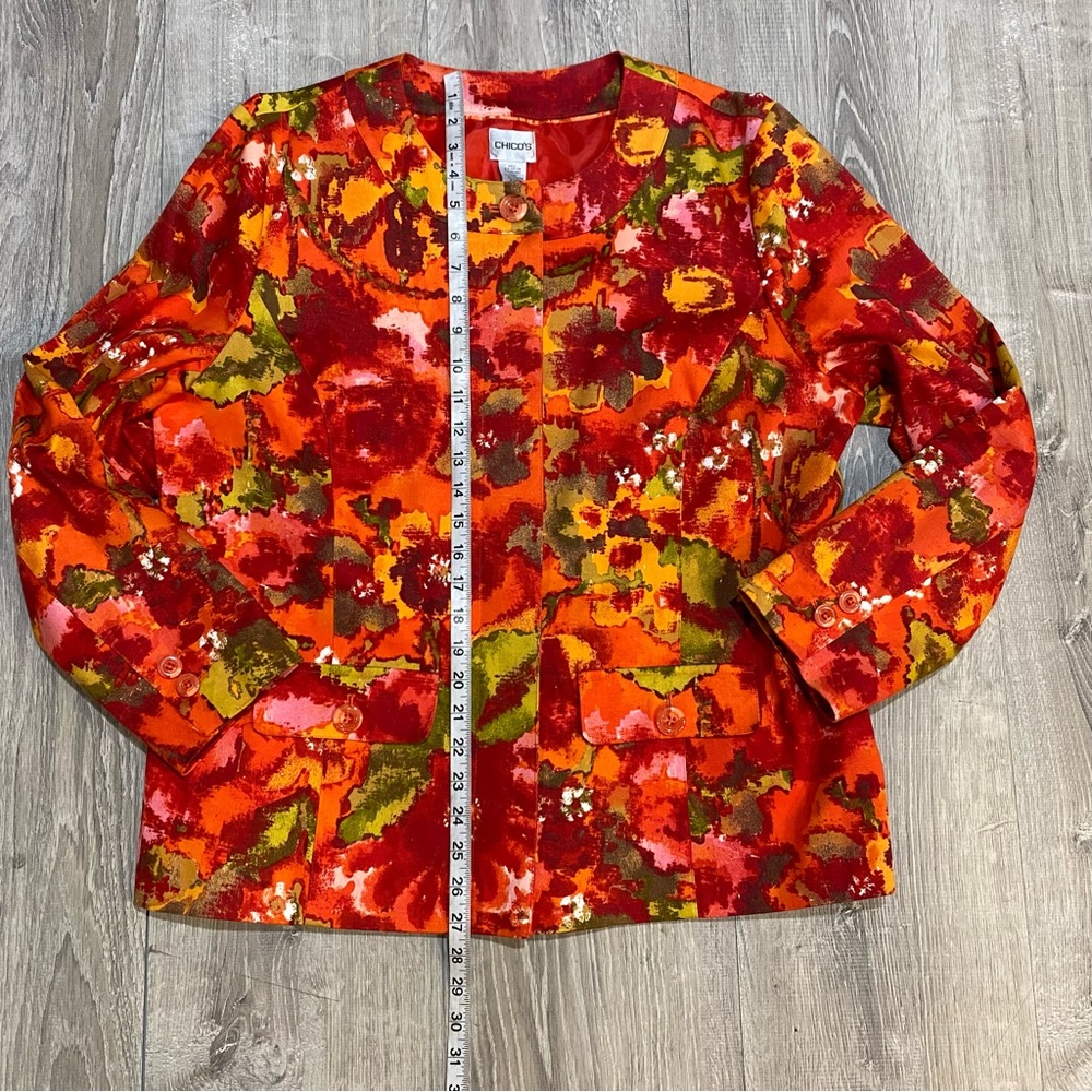 Chico’s Fully Lined Button Up Jacket - image 4